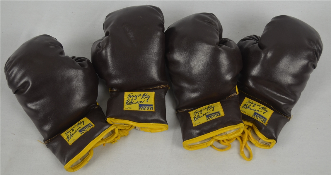 Sugar Ray Robinson Boxing Gloves