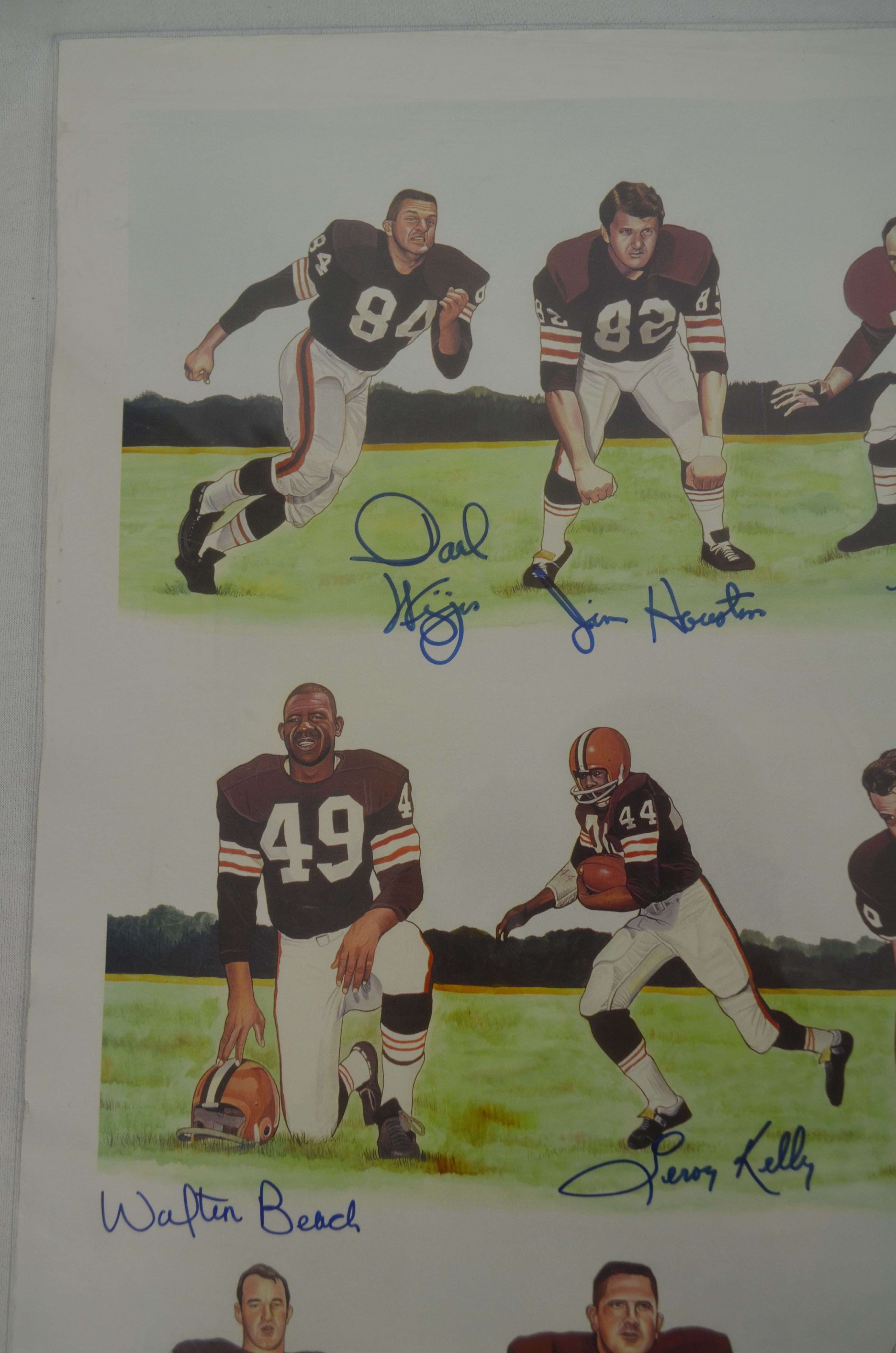 Lot Detail - 1964 Cleveland Browns Team-Signed Football Including