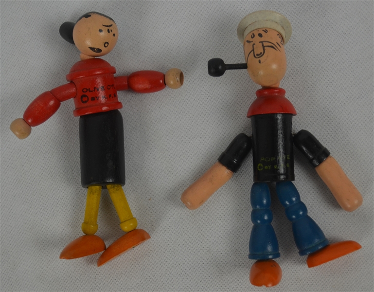 1930s Popeye & Olive Oyl Jaymar Figurines