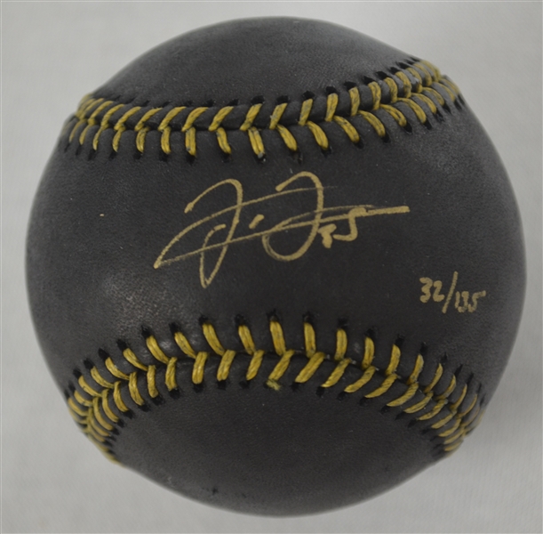 Frank Thomas Autographed Special Edition Black Rawlings Baseball