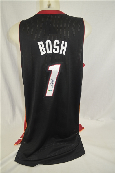 Chris Bosh Autographed Miami Heat Jersey