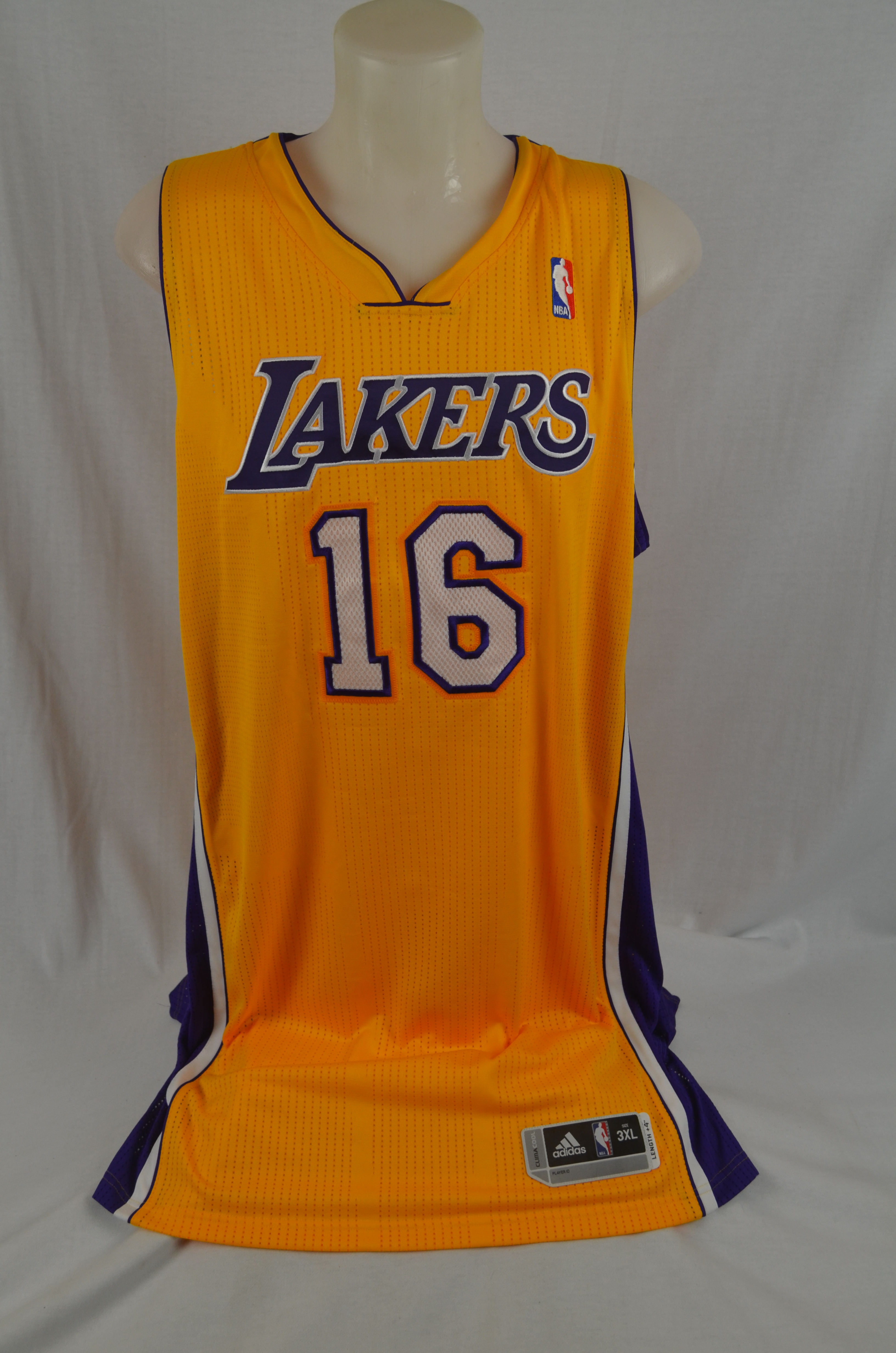 Los Angeles Lakers Pau Gasol YOUTH Adidas Basketball Jersey 