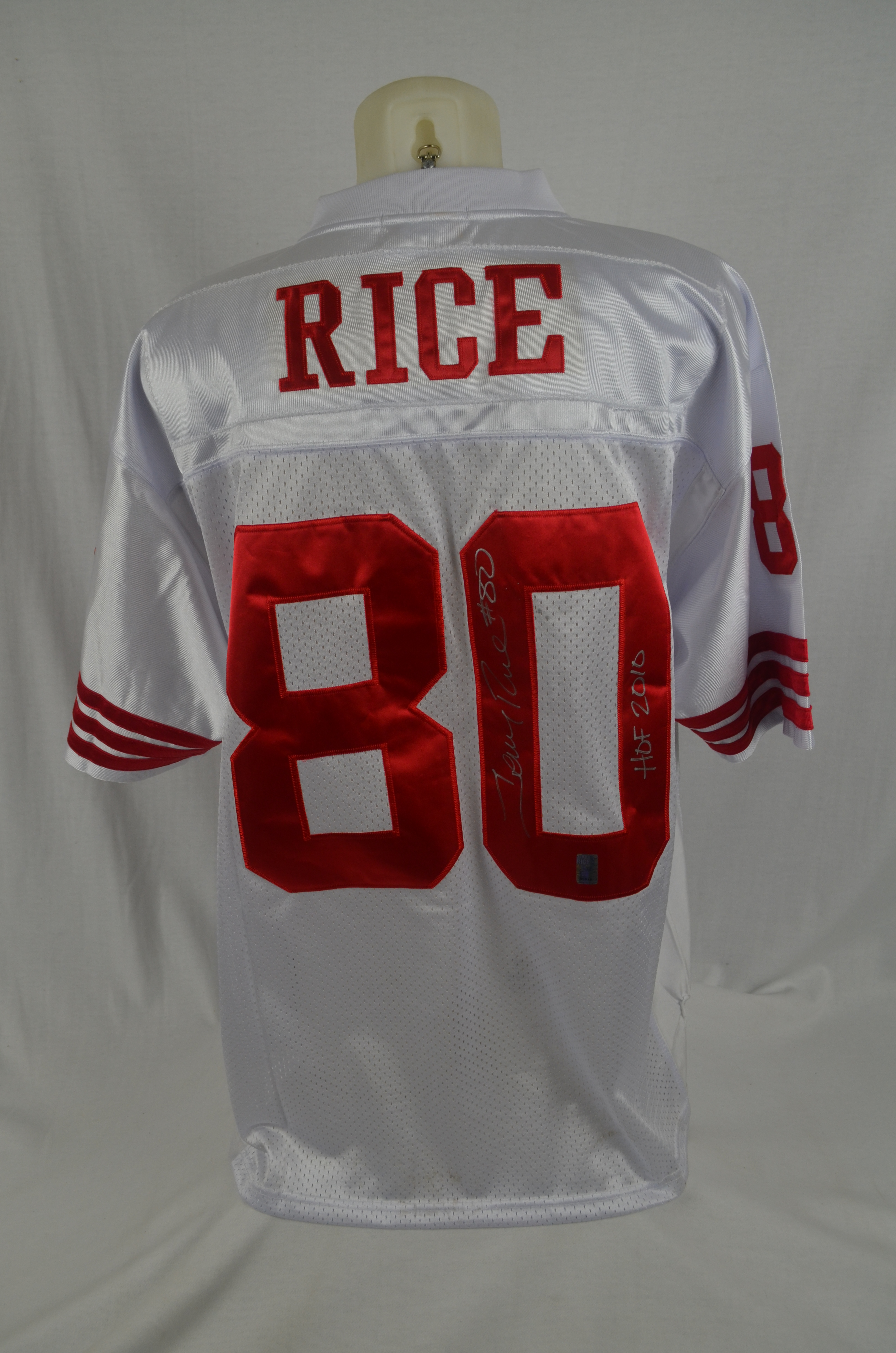 Jerry Rice Signed Jersey - #80 Sf 1996 Mitchell & Ness Mounted