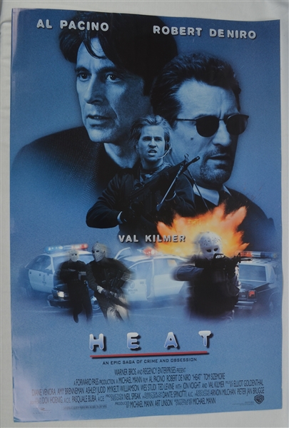 "Heat" 1995 Original Movie Poster