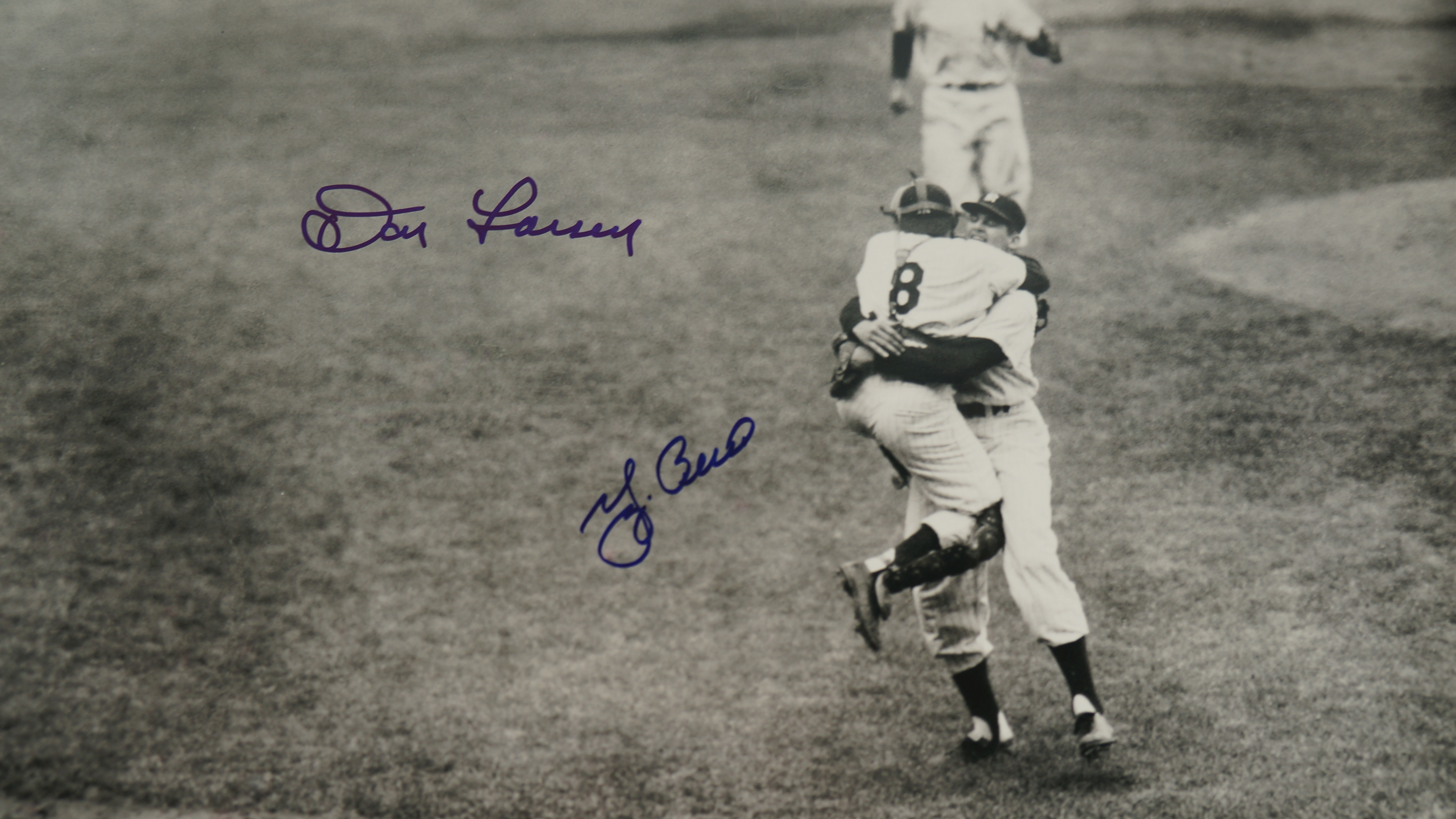 Lot Detail Don Larsen And Yogi Berra Dual Signed 1956 World Series
