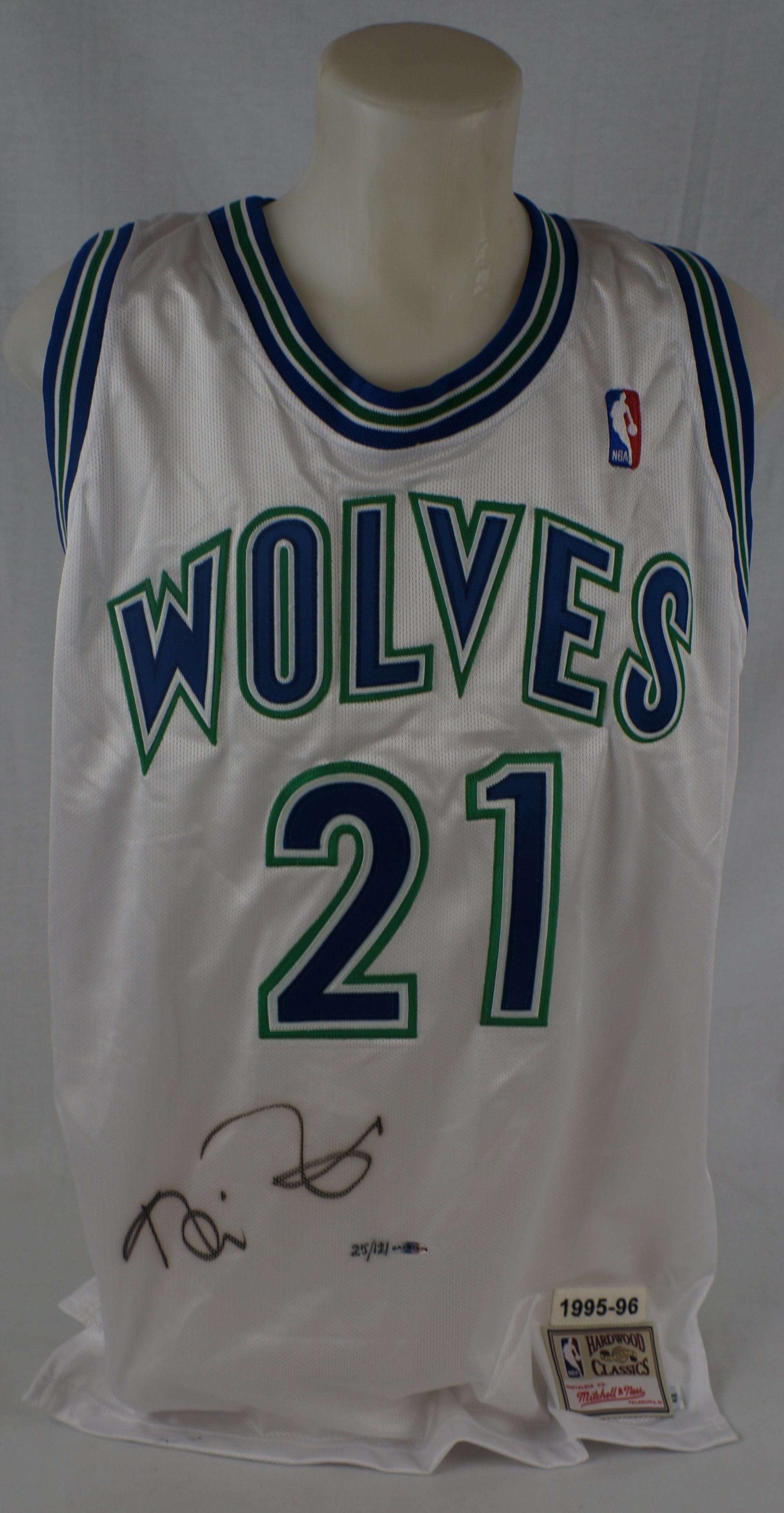 kevin garnett rookie jersey