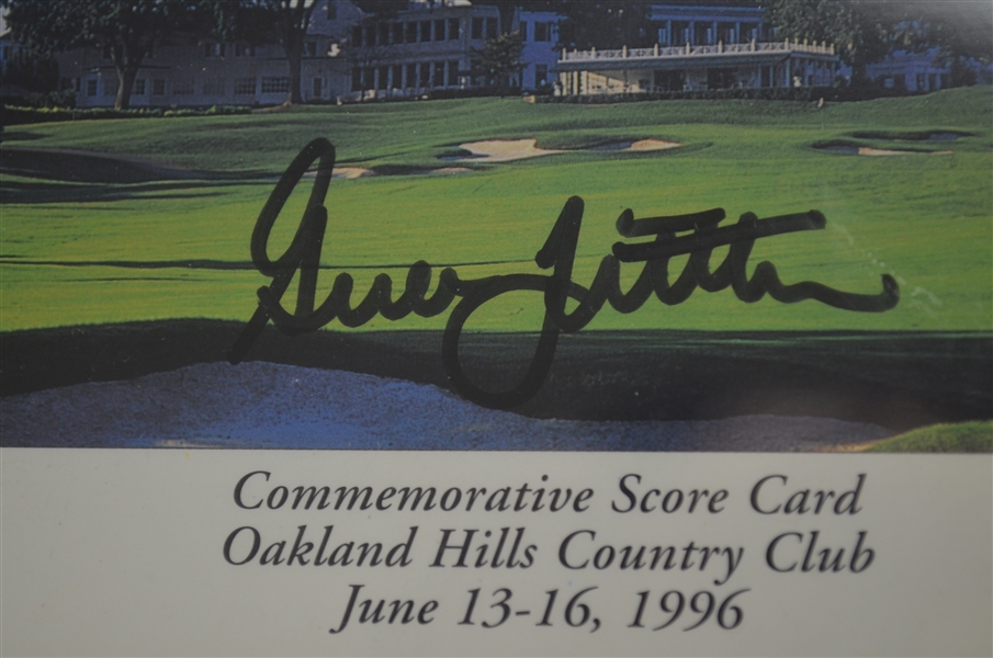 Lot Detail Gene Littler Autographed Oakland Hills Country Club