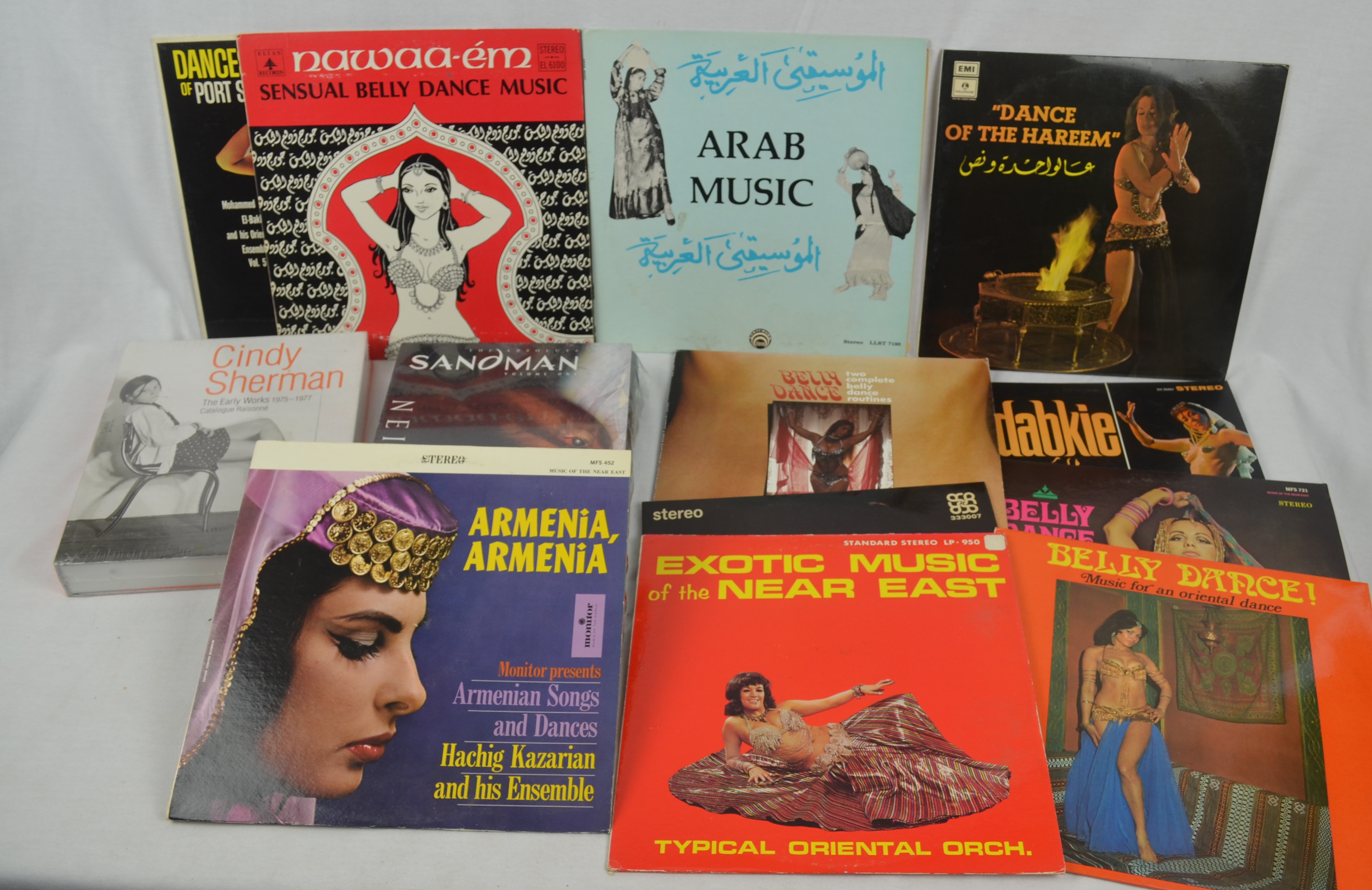 Lot Detail Vintage Collection Of 11 Belly Dance Albums 