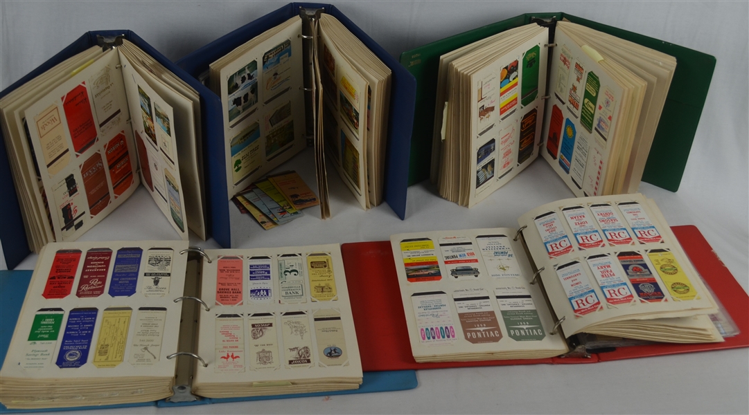 Vintage 1920s to 1990s Matchbook Collection