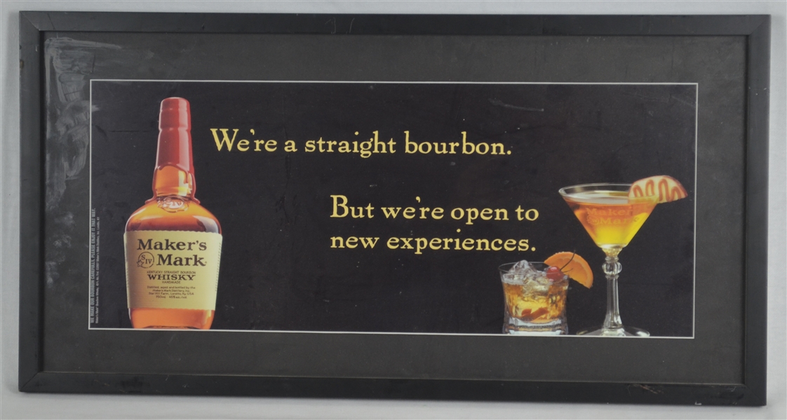 Makers Mark Advertising Display