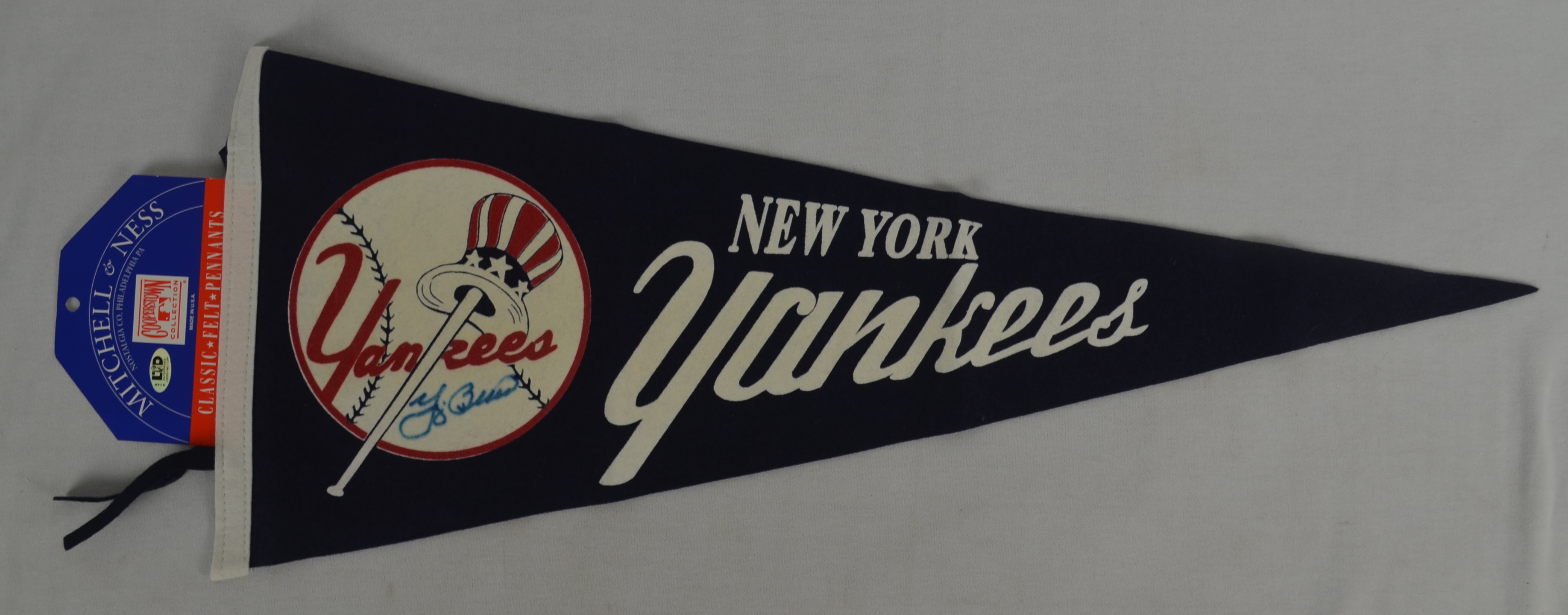 Lot Detail - Yogi Berra Signed NY Yankees Mitchell and Ness Road