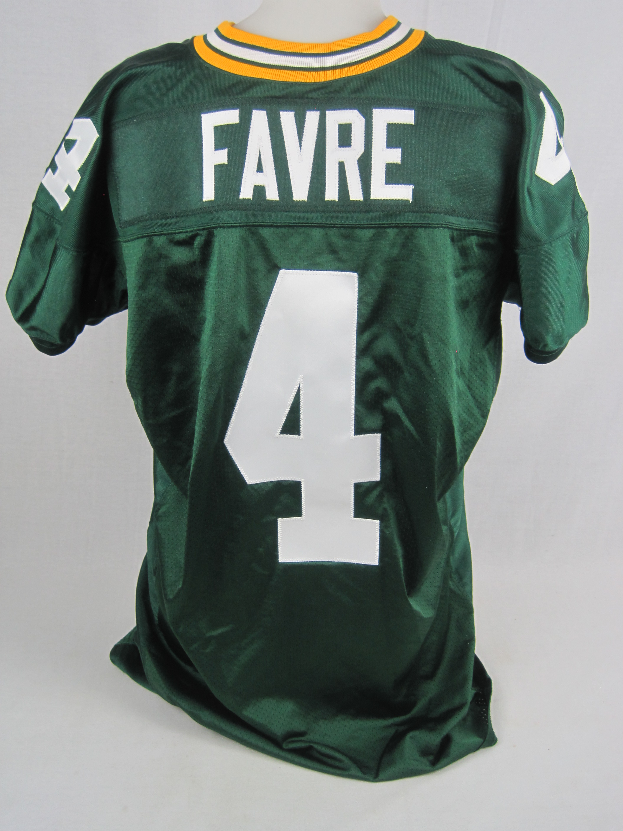 Lot Detail - Brett Favre 2002 Green Bay Packers Professional Model Jersey