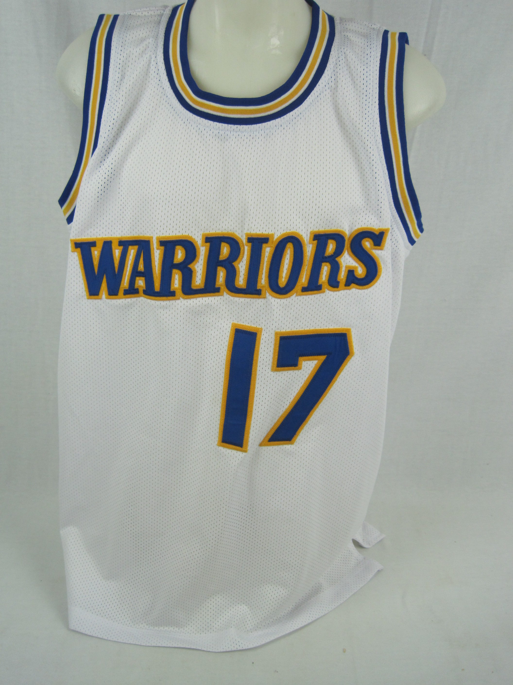 Chris Mullin Golden State Warriors Autographed Basketball Jersey