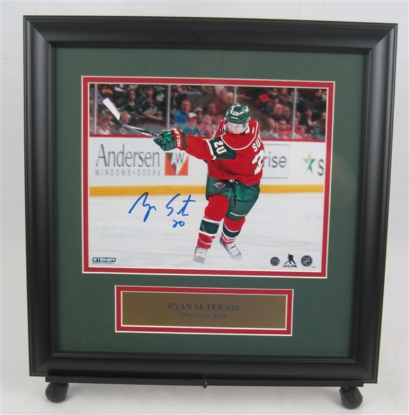 Ryan Suter Autographed & Framed Minnesota Wild Display