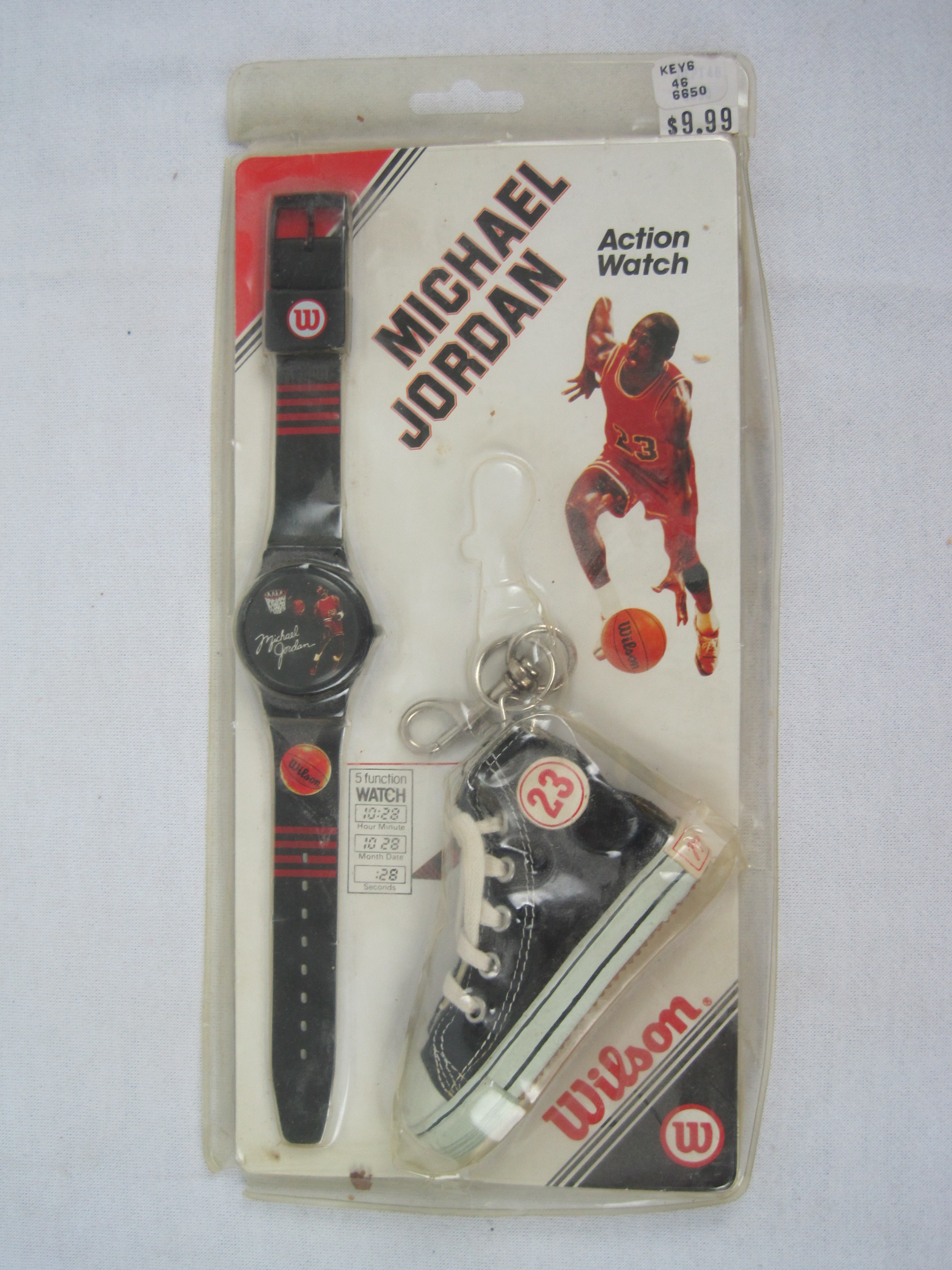 Lot Detail - Michael Jordan Wilson Watch & Keychain w/Original