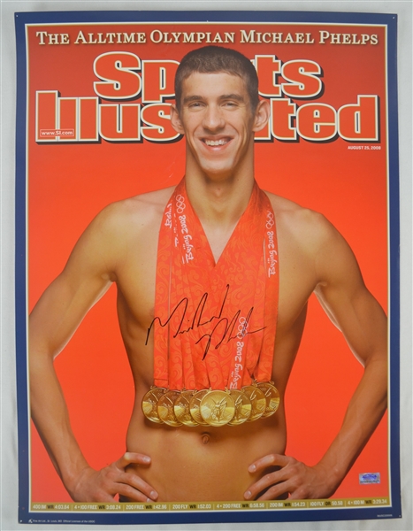 Michael Phelps Autographed 16x20 Photo