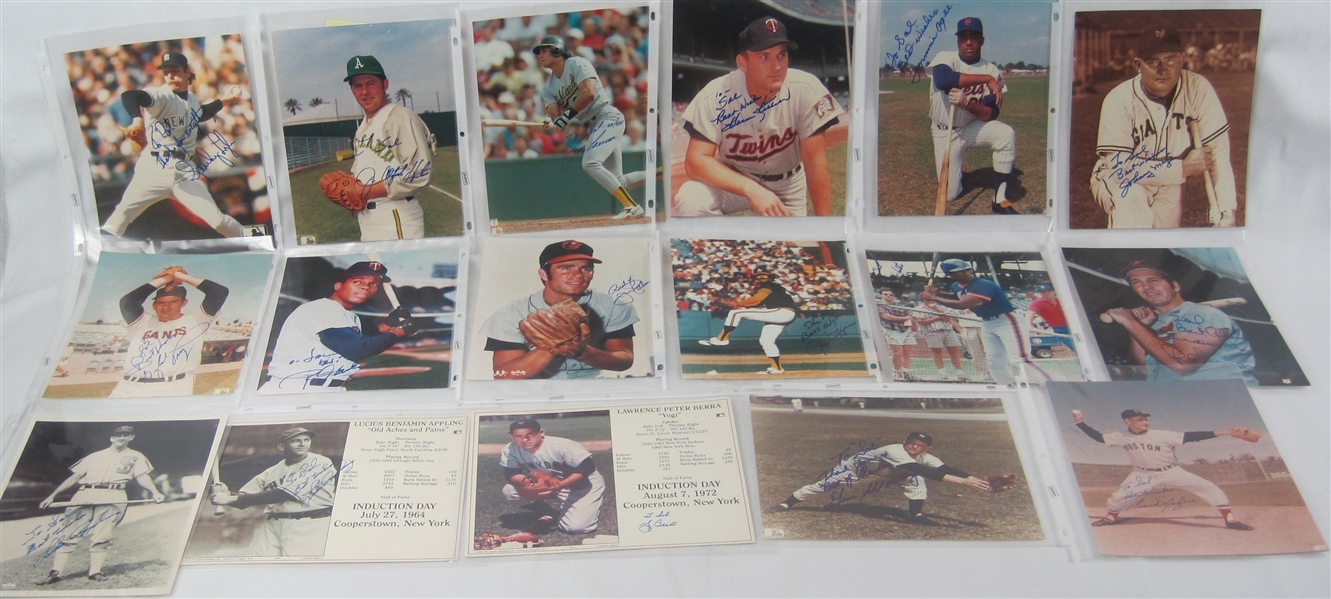 Collection of 53 Autographed Photos