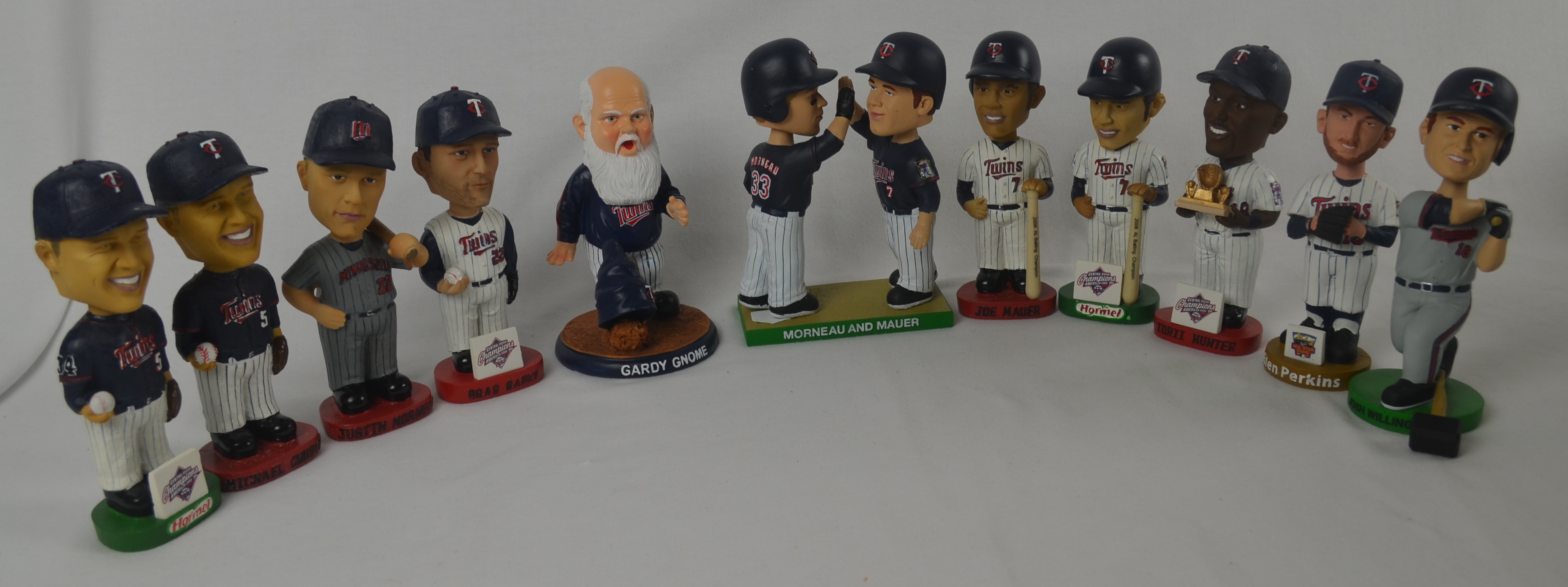 Lot Detail Minnesota Twins Lot of 11 Bobbleheads w/Joe Mauer