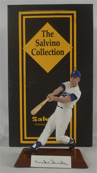 Duke Snider Autographed Limited Edition Salvino Figurine