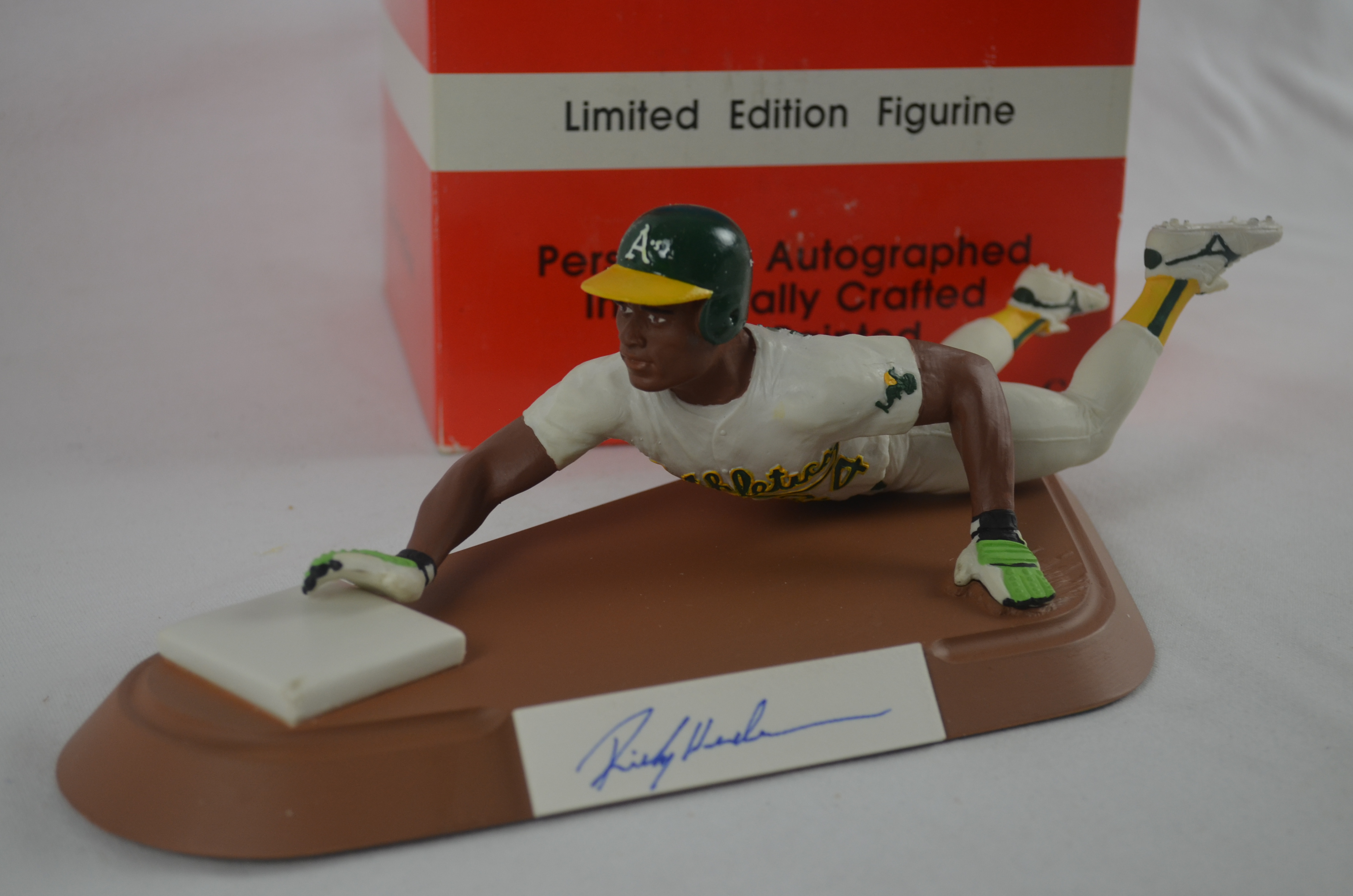 Lot Detail - Rickey Henderson Signed Salvino Figurine