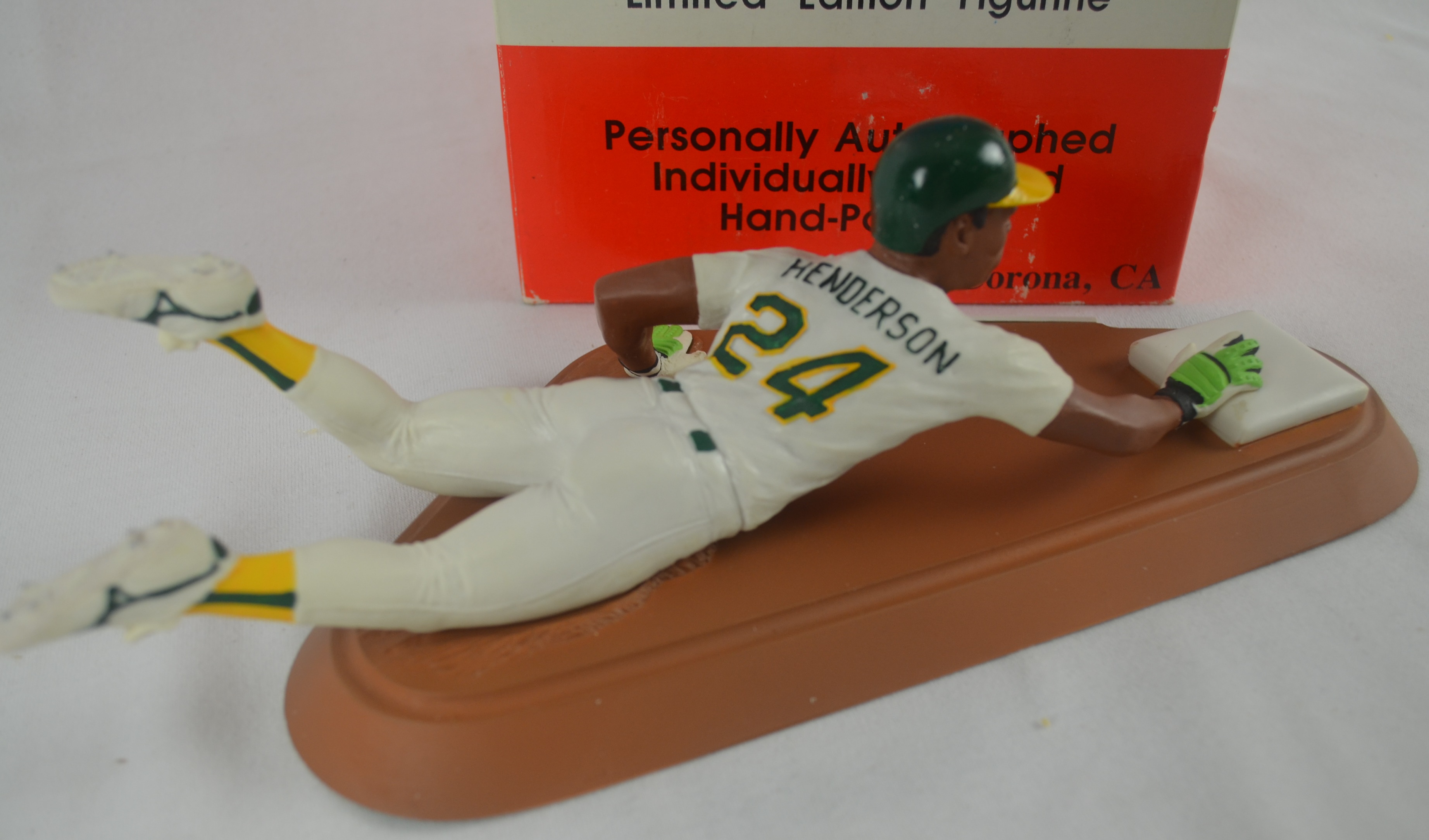 Rickey Henderson Signed Oakland Athletics LE Salvino Figurine (Salvino  Authentic)