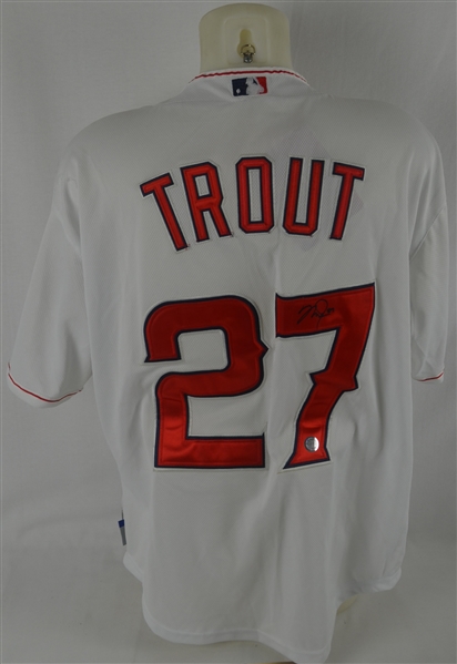 Mike Trout Autographed Angels Jersey