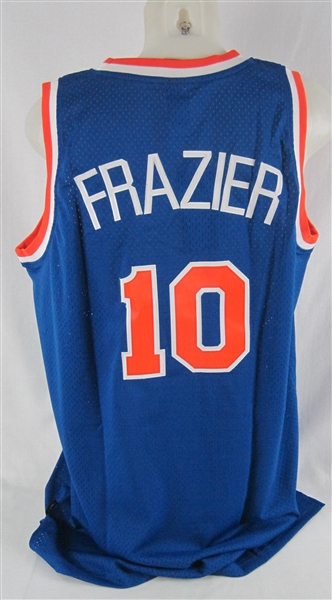 Walt Frazier Autographed New York Knicks Jersey