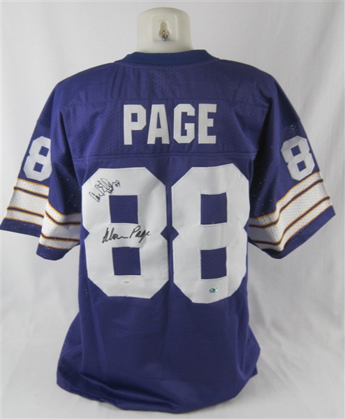 Alan Page & Carl Eller Dual Signed Minnesota Vikings Jersey