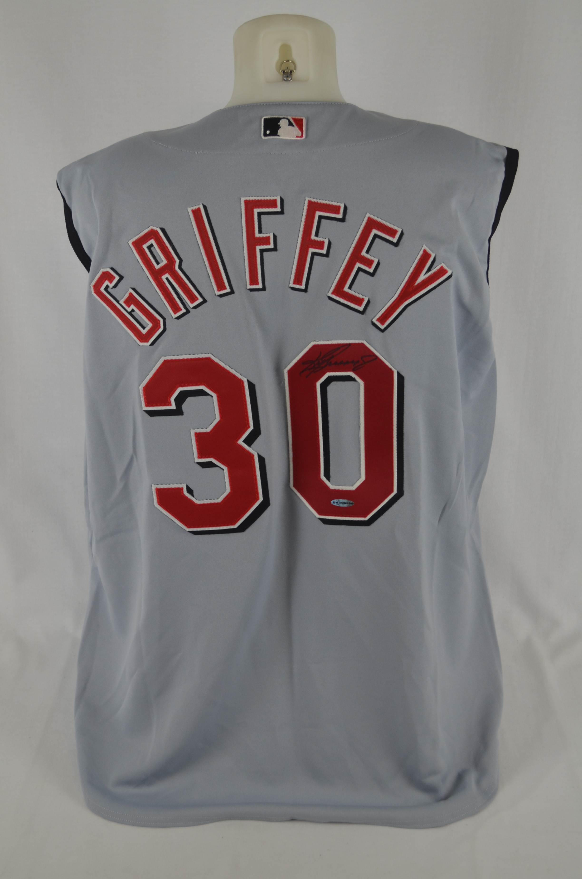 Ken Griffey Jr. Signed Authentic Russell Athletic Reds Jersey (UDA