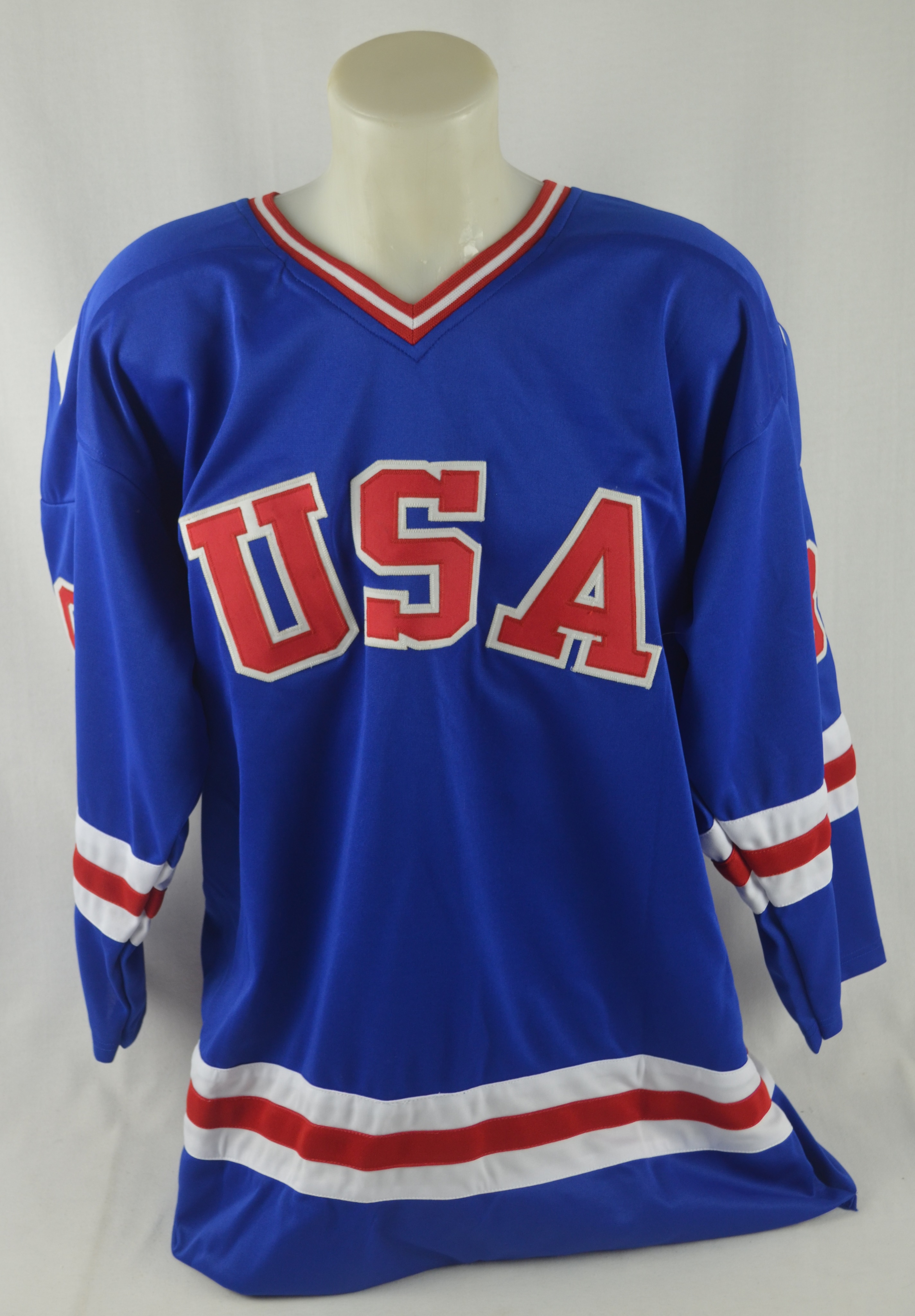 Lot Detail - Team USA 1980 Olympic Gold Medal Team Signed Jersey