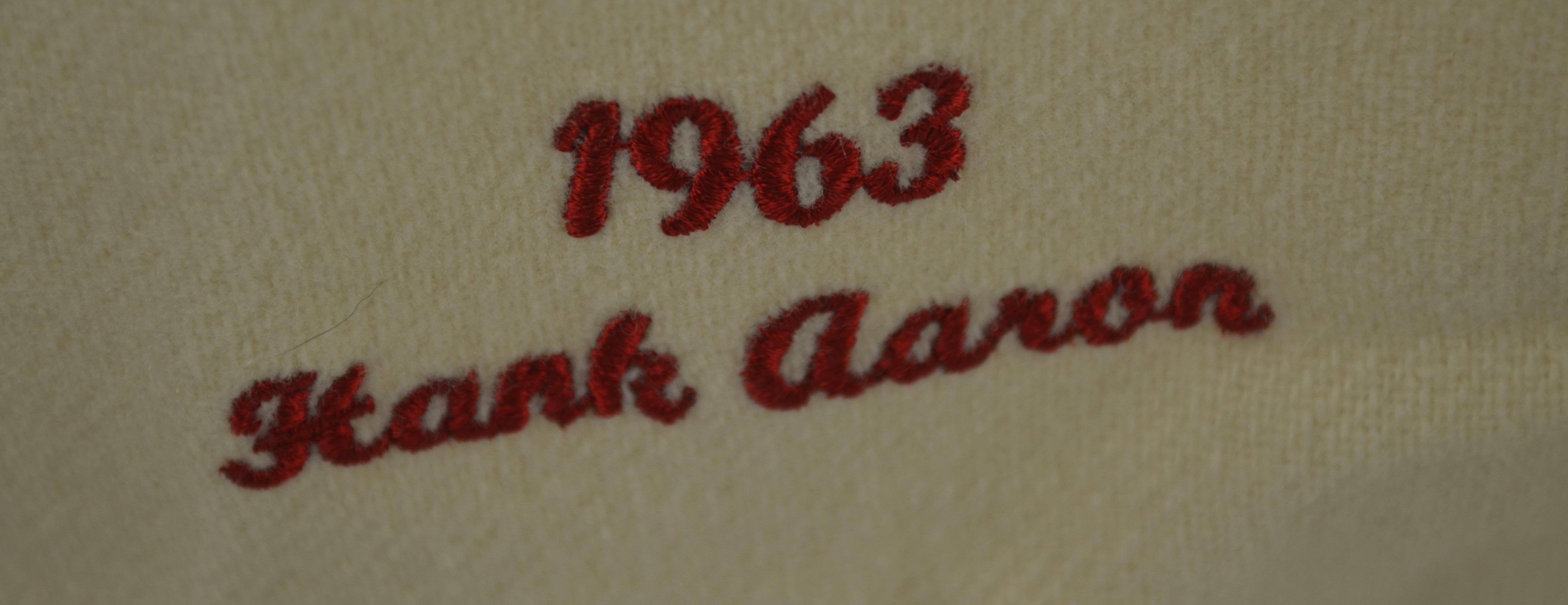 Lot Detail - Hank Aaron Signed Mitchell & Ness 1957 Milwaukee Braves  Vintage Style Jersey (Beckett/BAS)