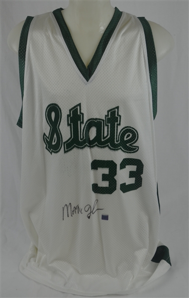Magic Johnson Michigan State Spartans Autographed Jersey