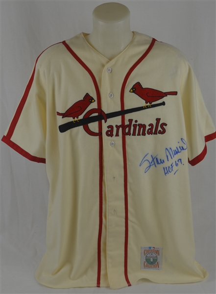 Stan Musial Autographed St. Louis Cardinals Mitchell & Ness Jersey