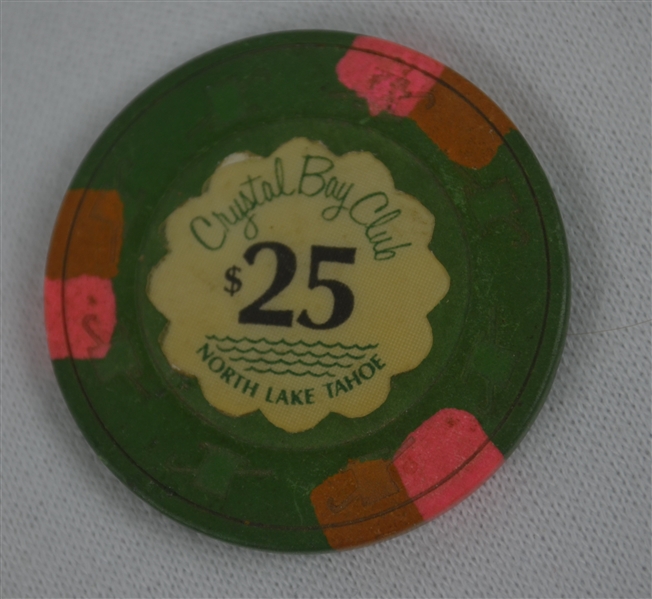 North Lake Tahoe 1970s Casino Chip $25