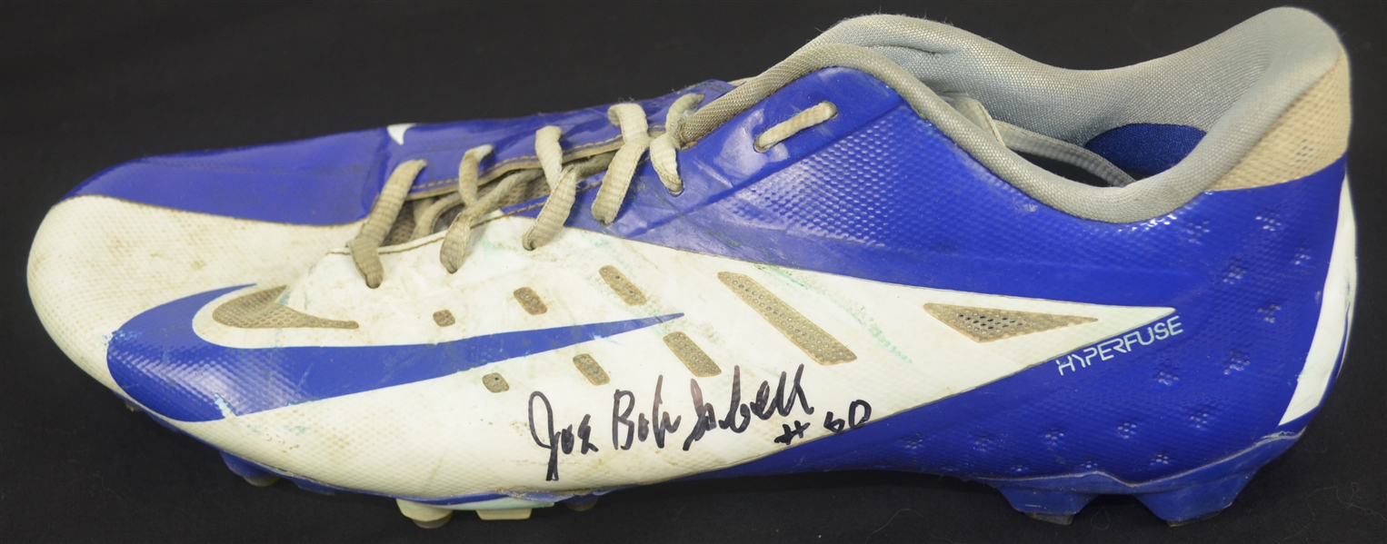 Joe Bob Isbell Autographed Worn Shoe w/Signing Photo