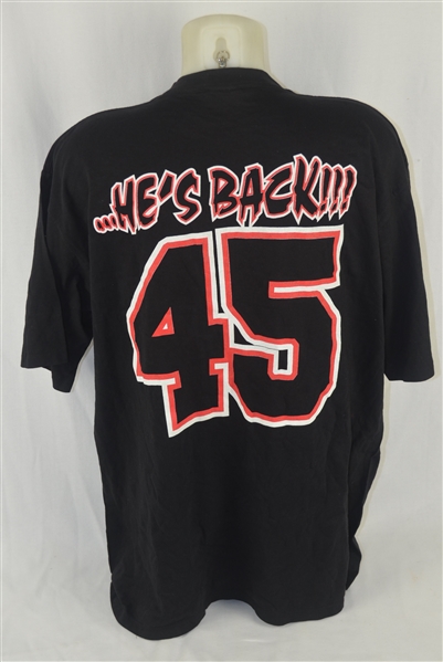 Michael Jordan "Hes Back #45" T-shirt 