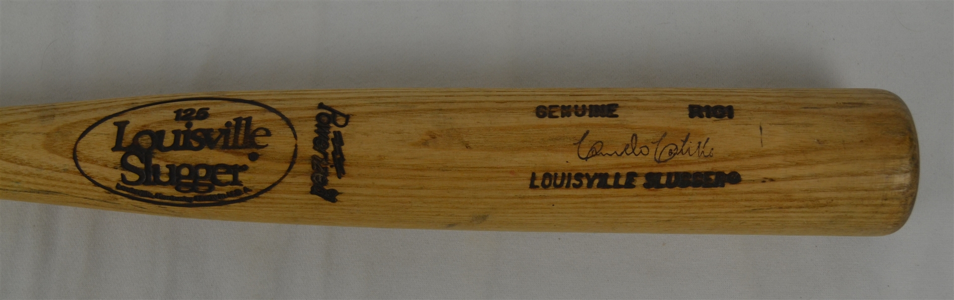 Carmelo Castillo 1991 Minnesota Twins Professional Model Bat