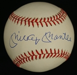 Mickey Mantle Autographed Baseball PSA/DNA 9 Mint Signature 