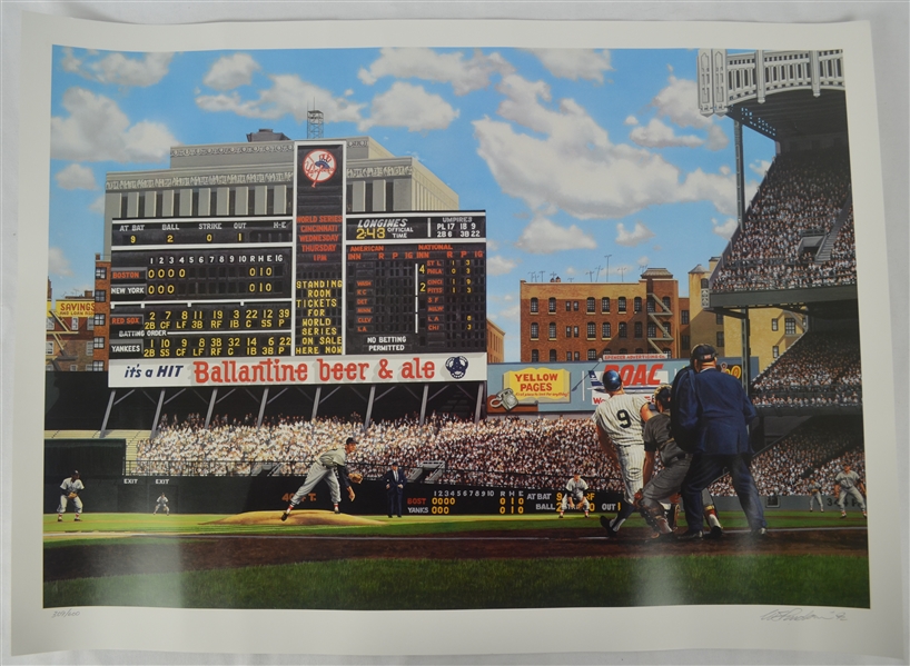 Roger Maris’s 61st Home Run Limited Edition Lithograph 