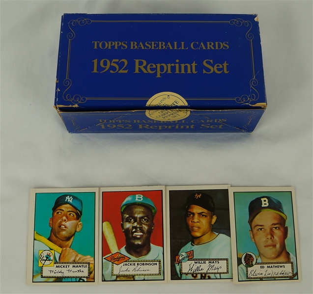 Topps 1952 Reprint Baseball Card Set