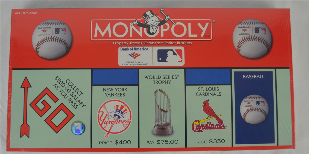 Vintage Monopoly Baseball Game Unopened