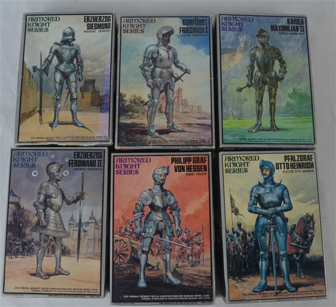 Set of 6 Armored Knight Series by Imai Made in 1984