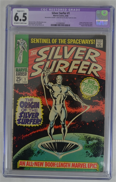 Silver Surfer October 1968 Inaugural Issue Marvel Comic Book Graded CGC 6.5