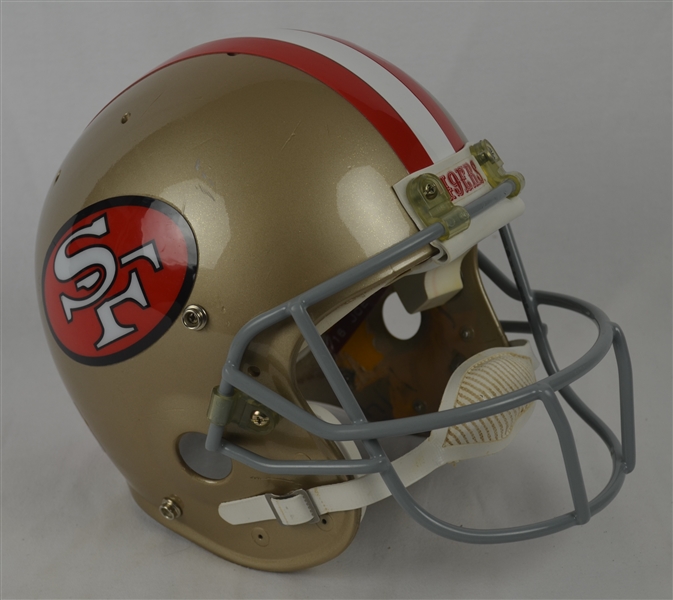 Joe Montana c. 1980s San Francisco 49ers Professional Model Helmet w/Heavy Use