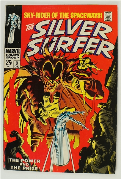 Silver Surfer December 1968 Marvel Comic Book Issue #3
