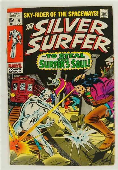 Silver Surfer October 1969 Marvel Comic Book Issue #9