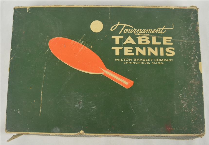 Vintage Tournament Table Tennis Game by Milton Bradley