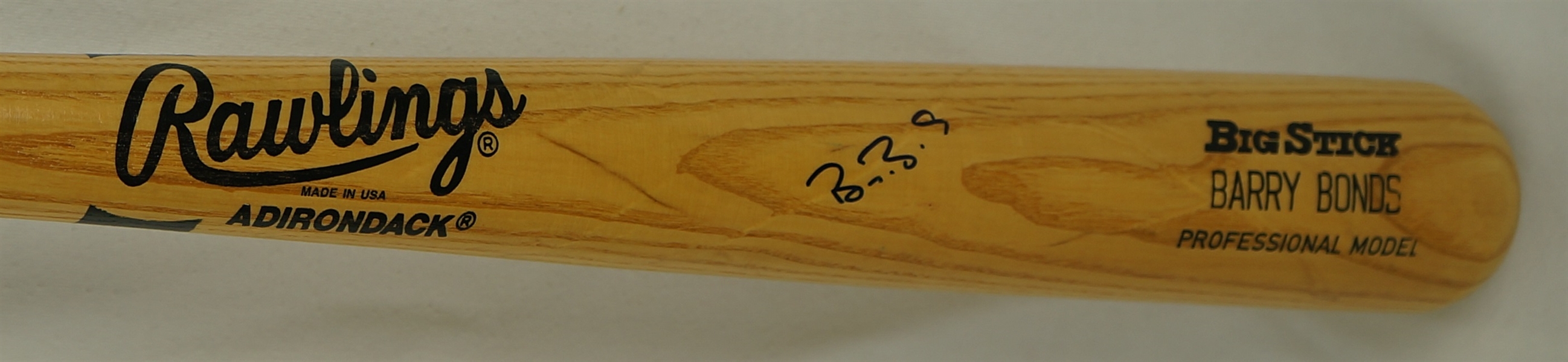 Barry Bonds Autographed Adirondack Big Stick Bat