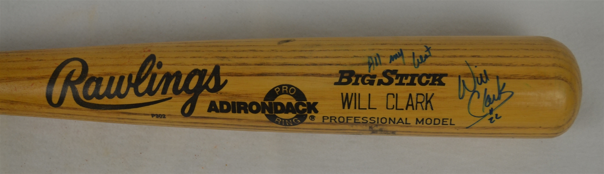 Will Clark 1988 San Francisco Giants Professional Model Bat w/Medium Use