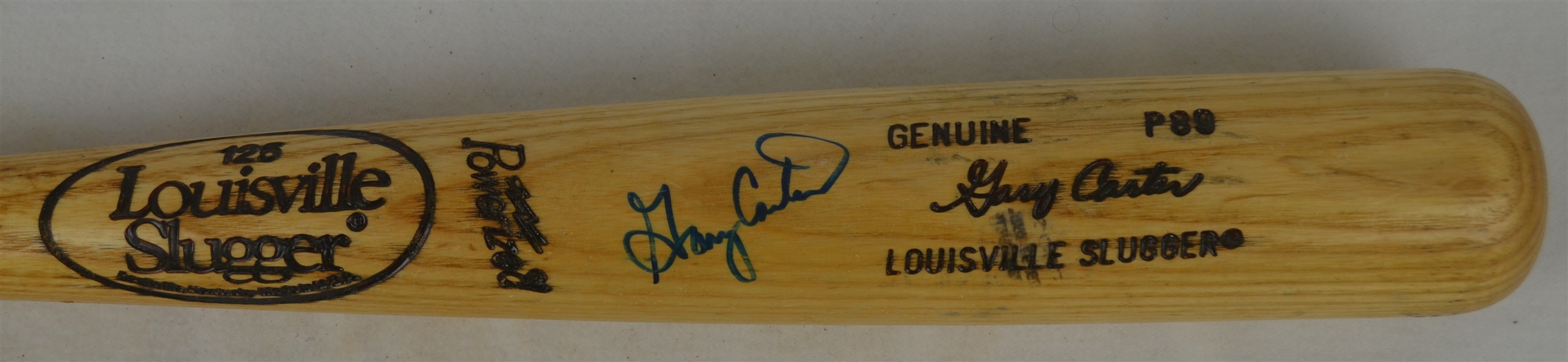 Gary Carter c. 1980-83 New York Mets Professional Model Signed Bat w/Medium Use